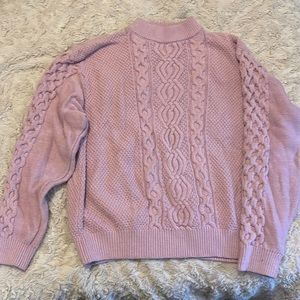 Urban Outfitters Lavender/Pink Crewneck Sweater